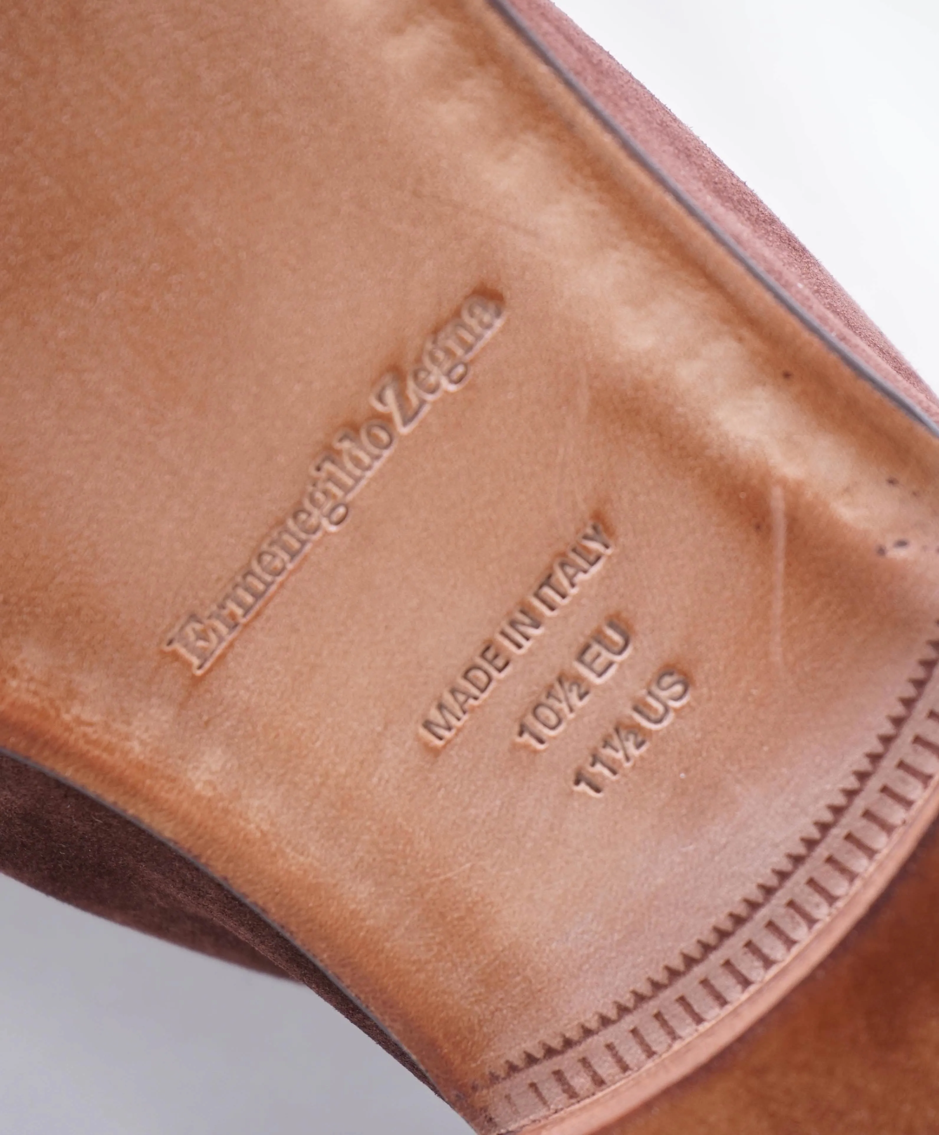 $960 ERMENEGILDO ZEGNA - Brown/Burgundy Penny Loafers - 11.5 US