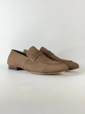 Aquila Chocolate Brown Suede 'Cavarra' Loafers - EU41