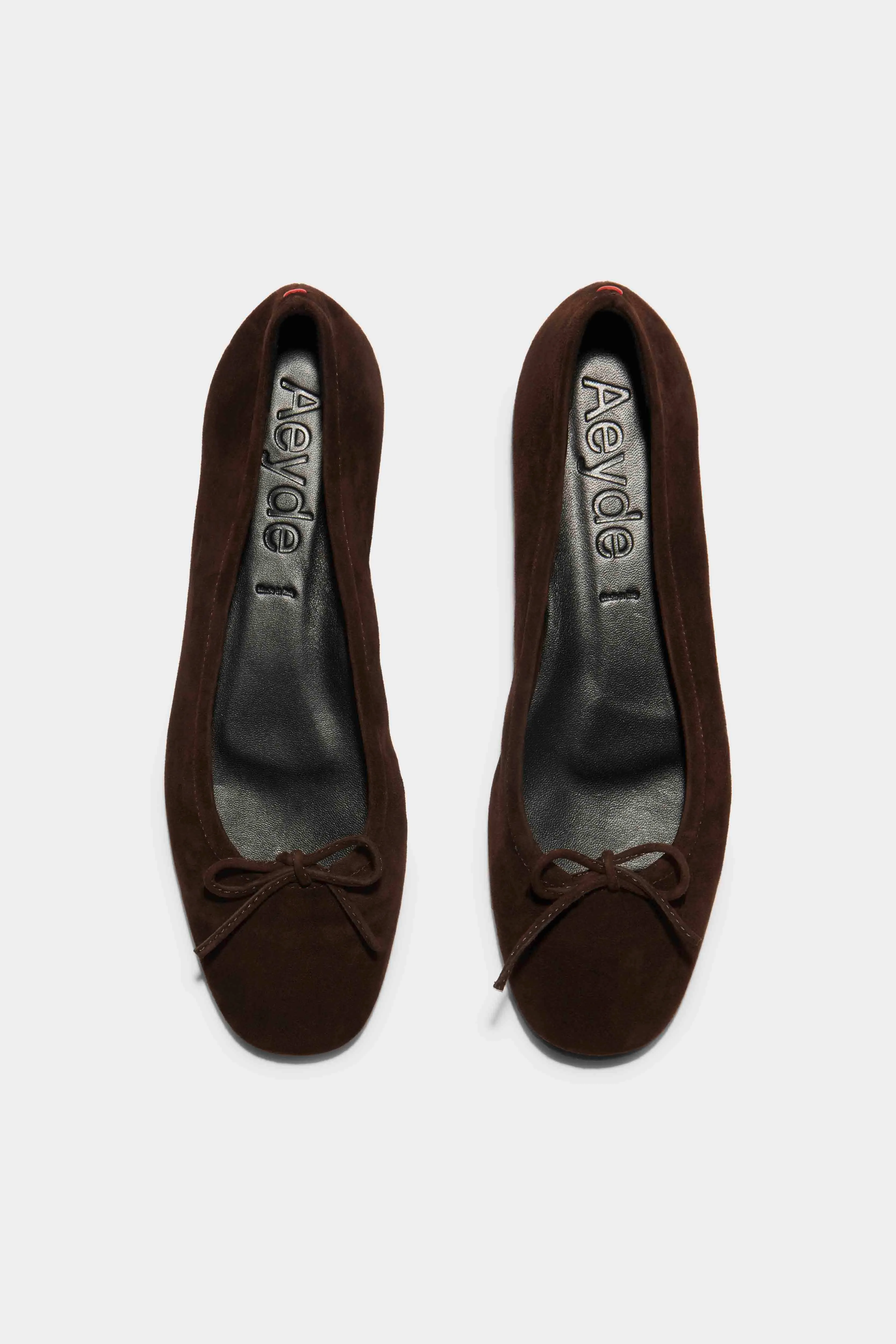 Ballerinas Delfina Suede in Moka