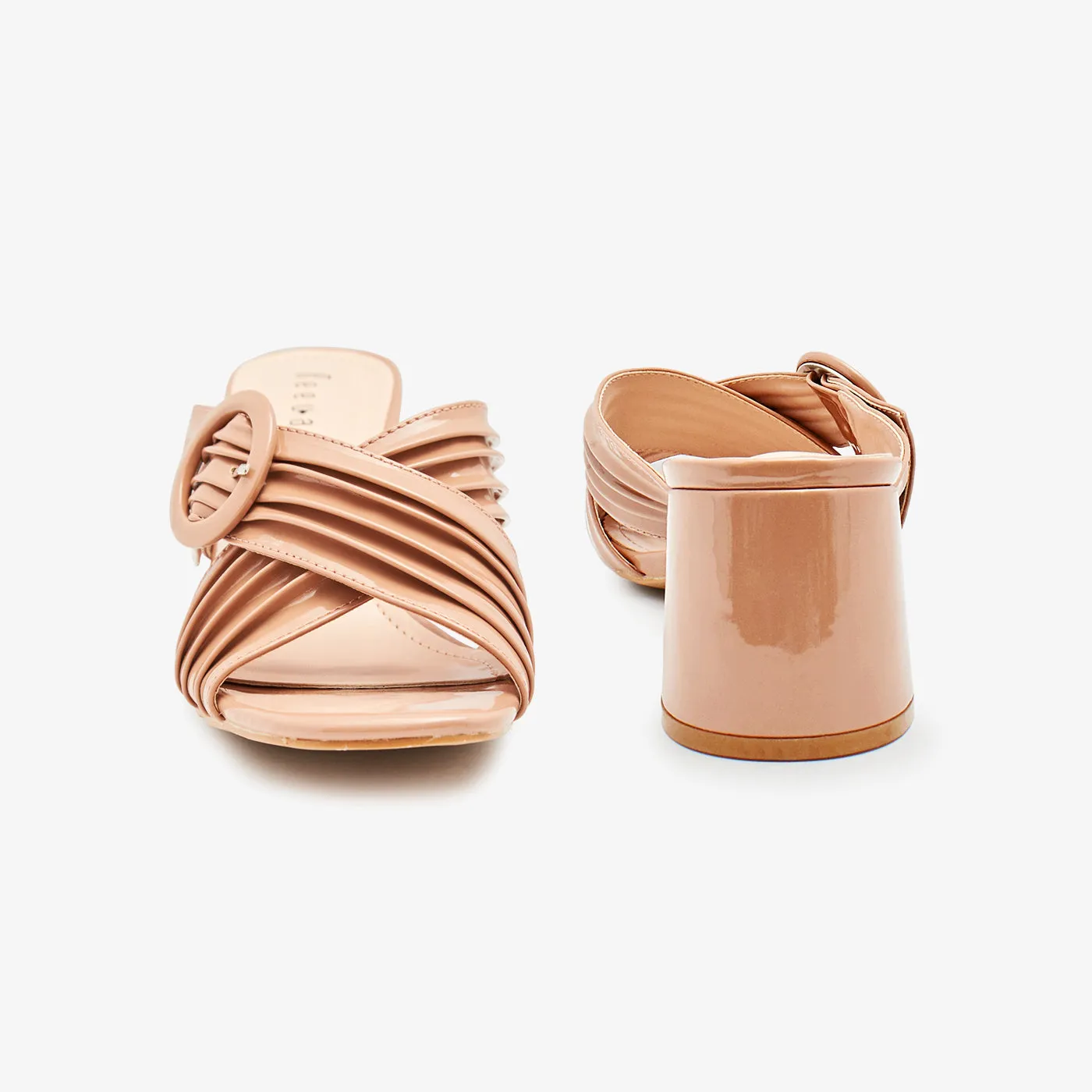 Criss-Cross Block Heels
