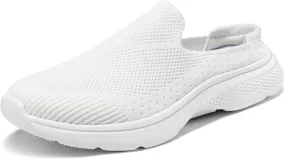 DREAM PAIRS Mules for Women Shoes Slip on Sneakers Knit Flats Lightweight Breathable Comfortable Walking Shoes
