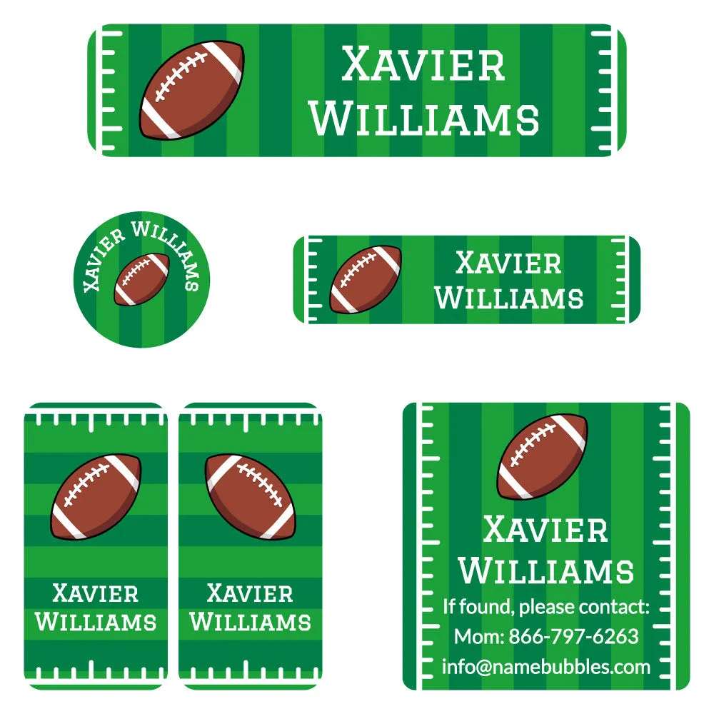 Football Camp Labels Pack
