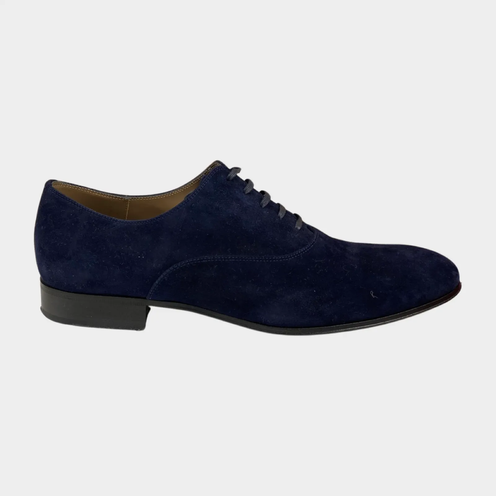 Gianvito Rossi men's navy suede loafers