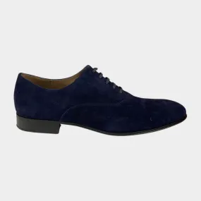 Gianvito Rossi men's navy suede loafers