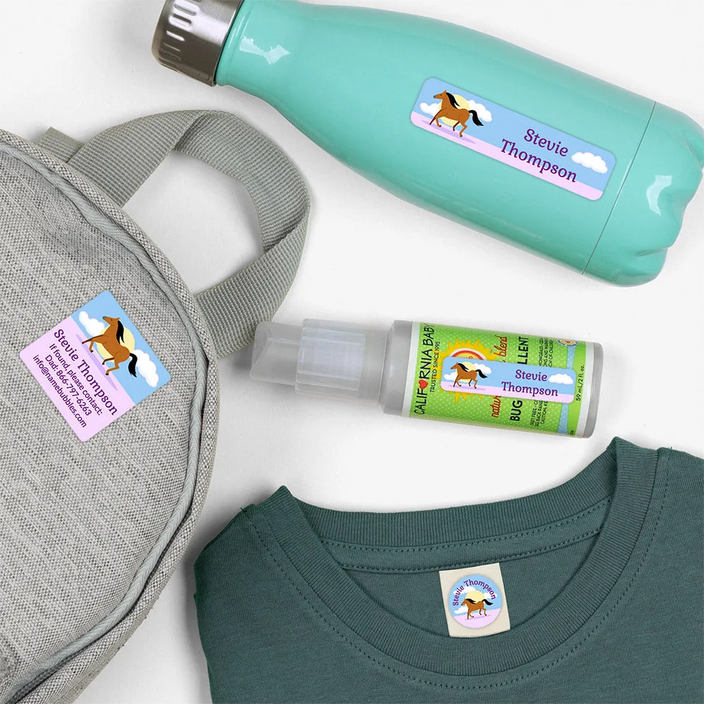 Horse Camp Labels Pack