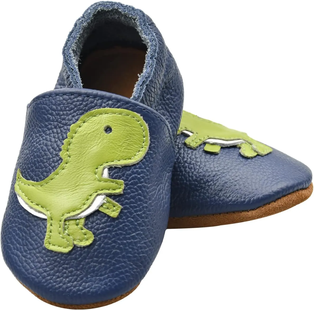 iEvolve Baby Leather Shoes Baby Slippers Soft First Walker Shoes Crib Shoes Moccasins for Toddlers