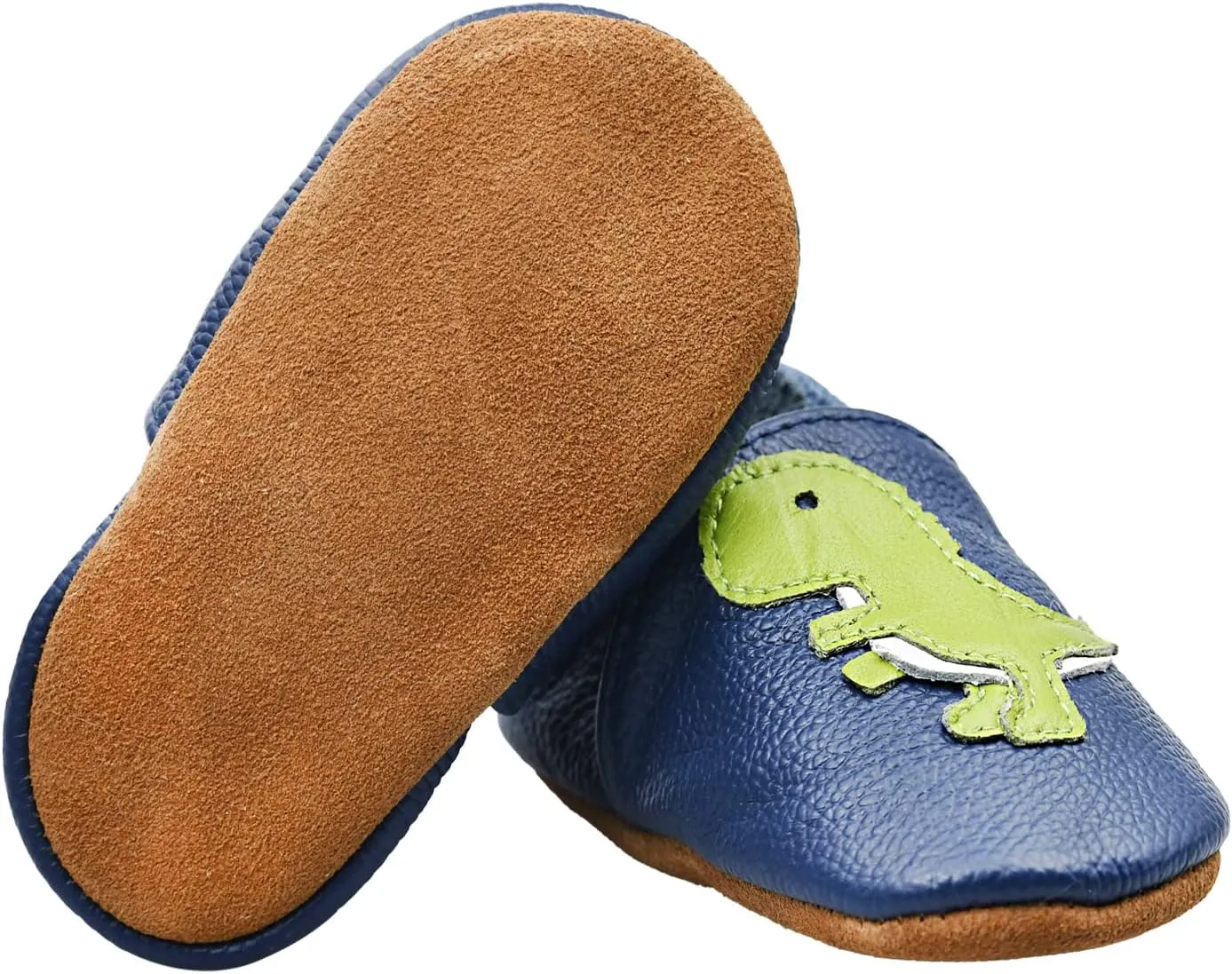 iEvolve Baby Leather Shoes Baby Slippers Soft First Walker Shoes Crib Shoes Moccasins for Toddlers