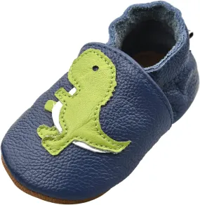 iEvolve Baby Leather Shoes Baby Slippers Soft First Walker Shoes Crib Shoes Moccasins for Toddlers