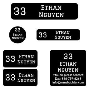 Jersey Camp Labels Pack