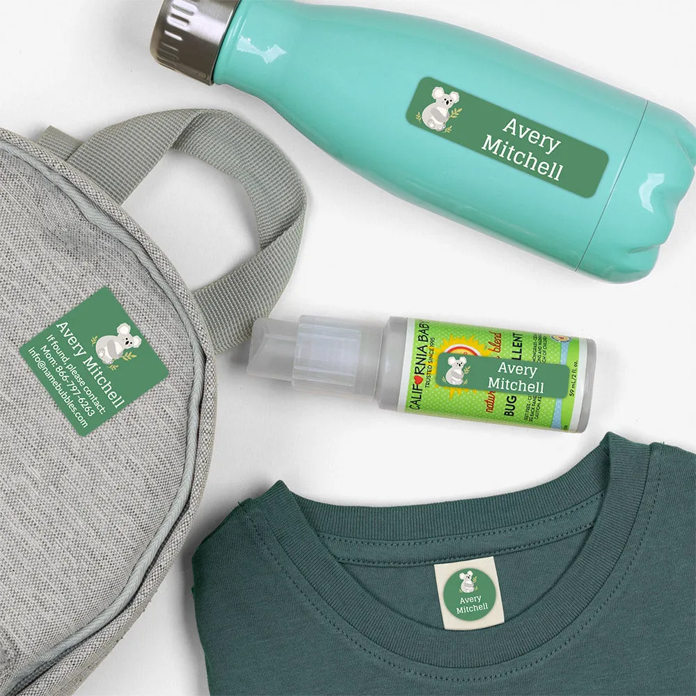 Koala Camp Labels Pack