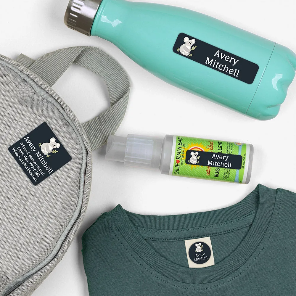 Koala Camp Labels Pack