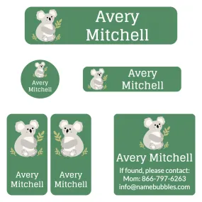 Koala Camp Labels Pack