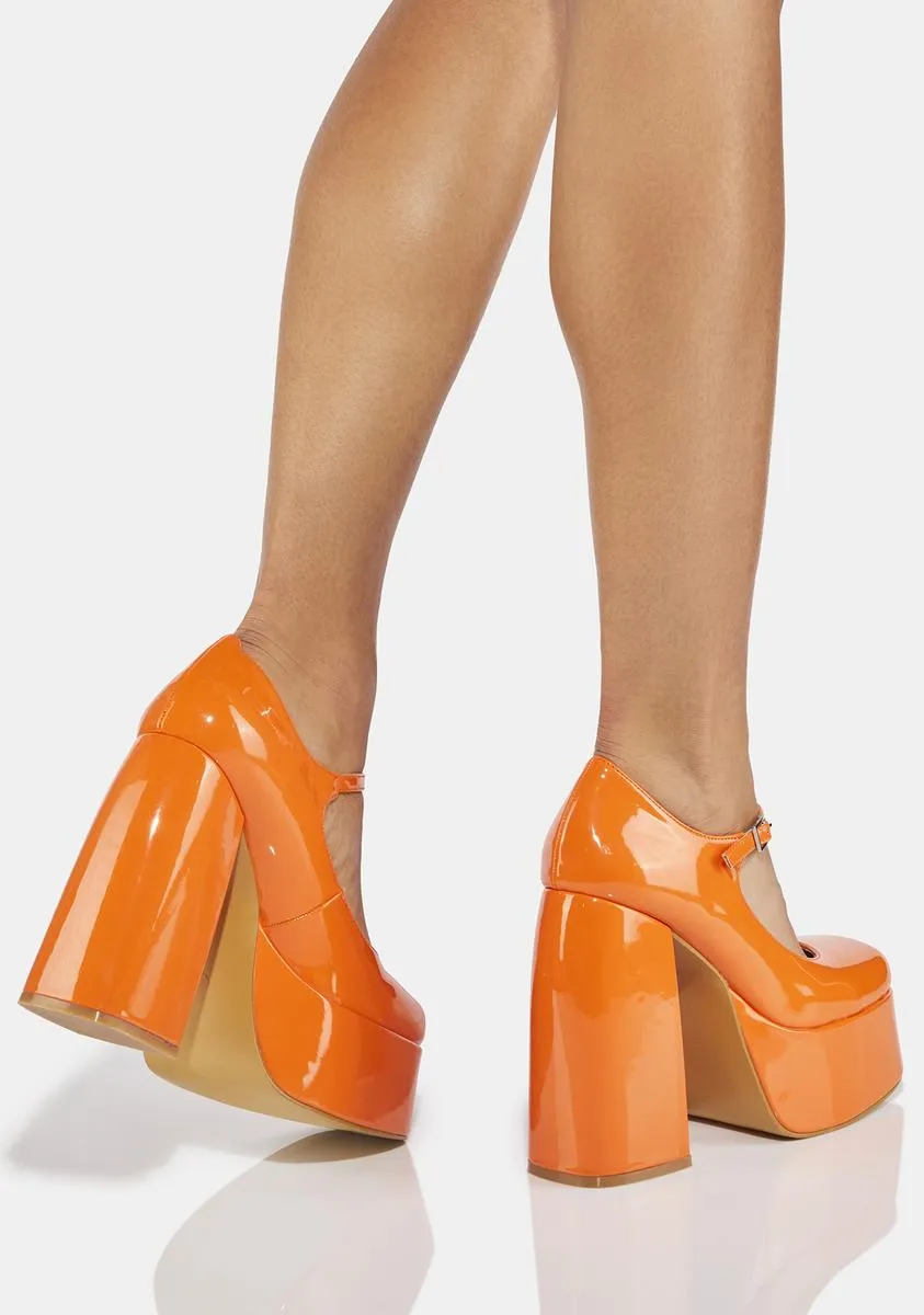 Mango Sweet Attitude Platform Heels