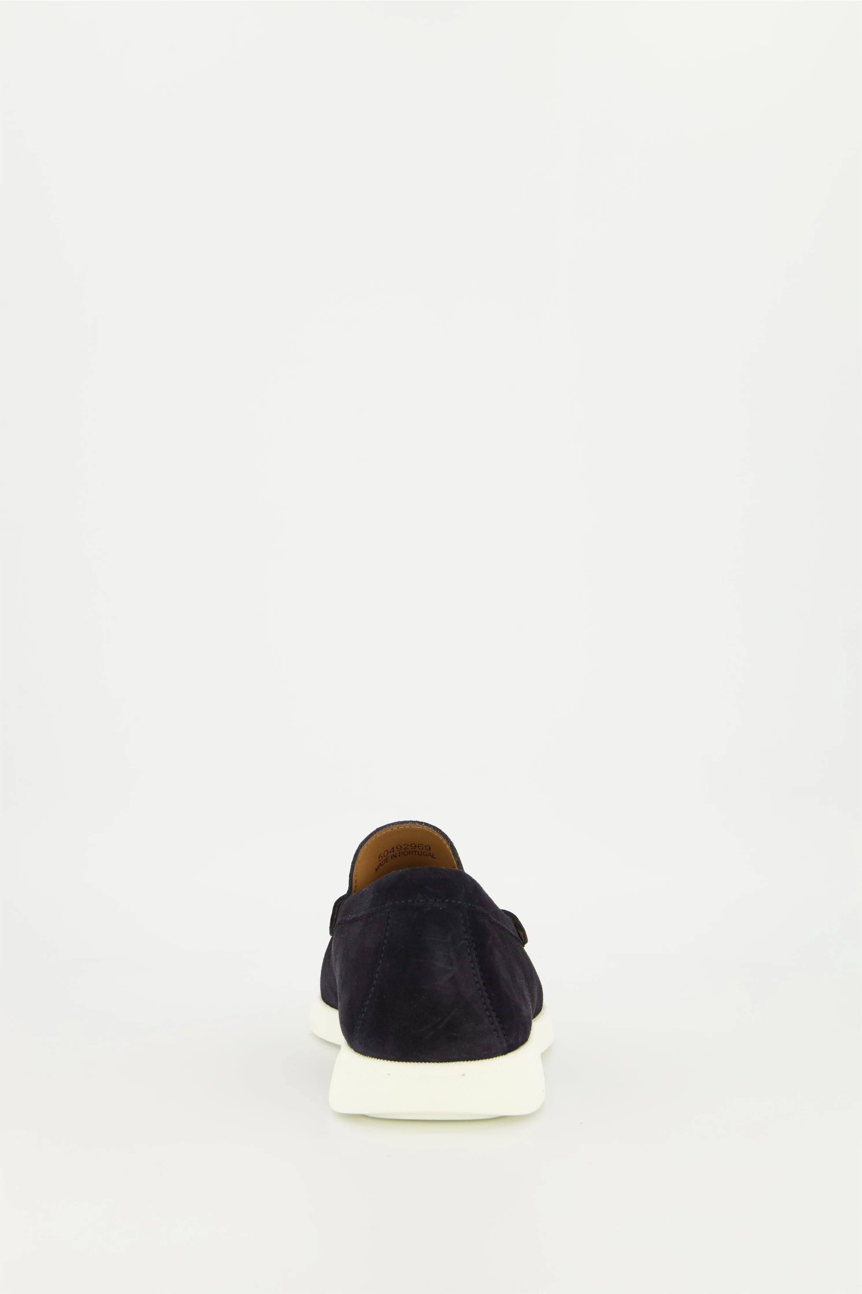 Men's BOSS Black Sienne Dark Blue Suede Moccasins