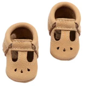 Newborn Weathered Brown Mary Jane Baby Shoe
