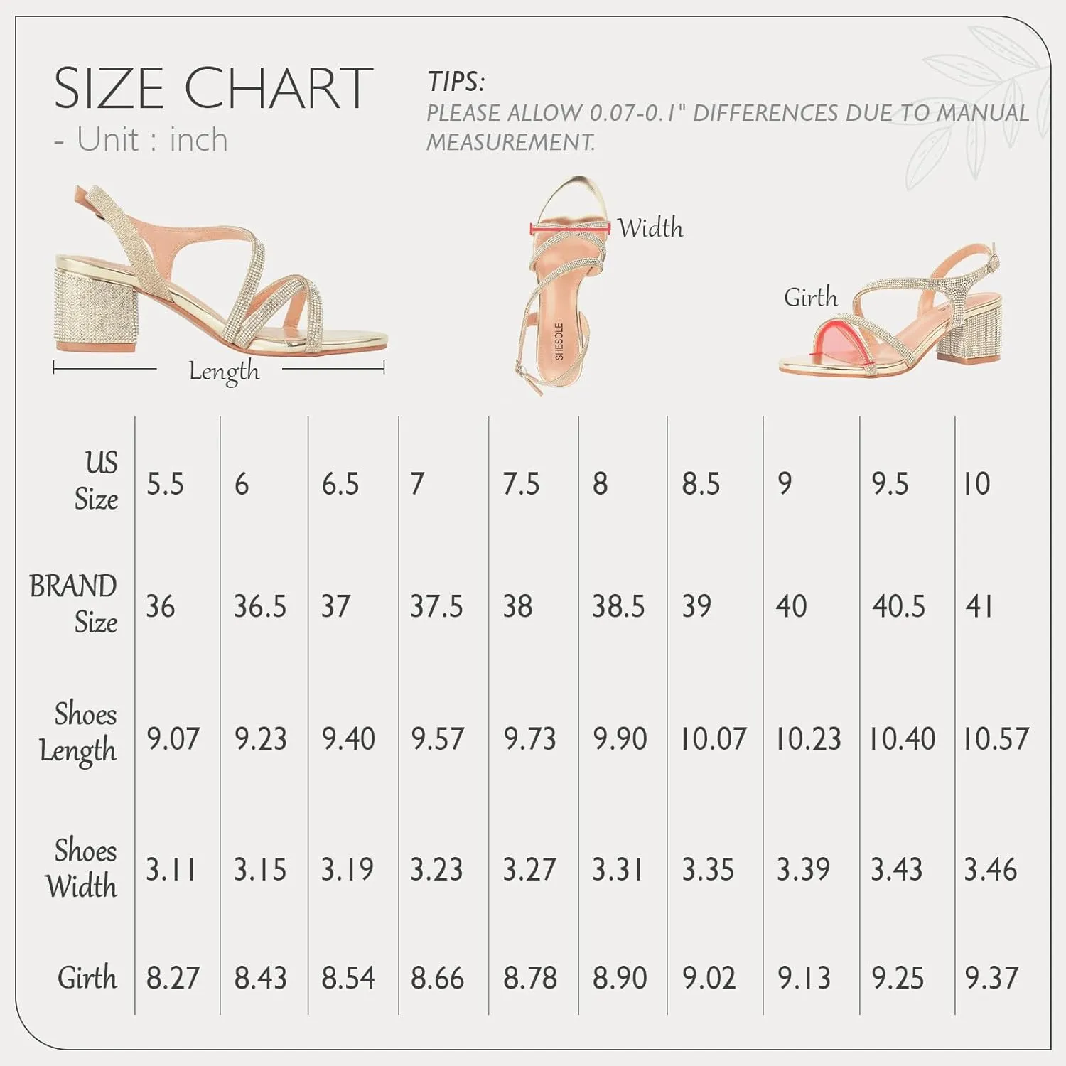 SheSole Women's Strappy Low Chunky Block Heels Sandals Open Toe Sparkly Rhinestone Wedding Prom Formal Evening Shoes