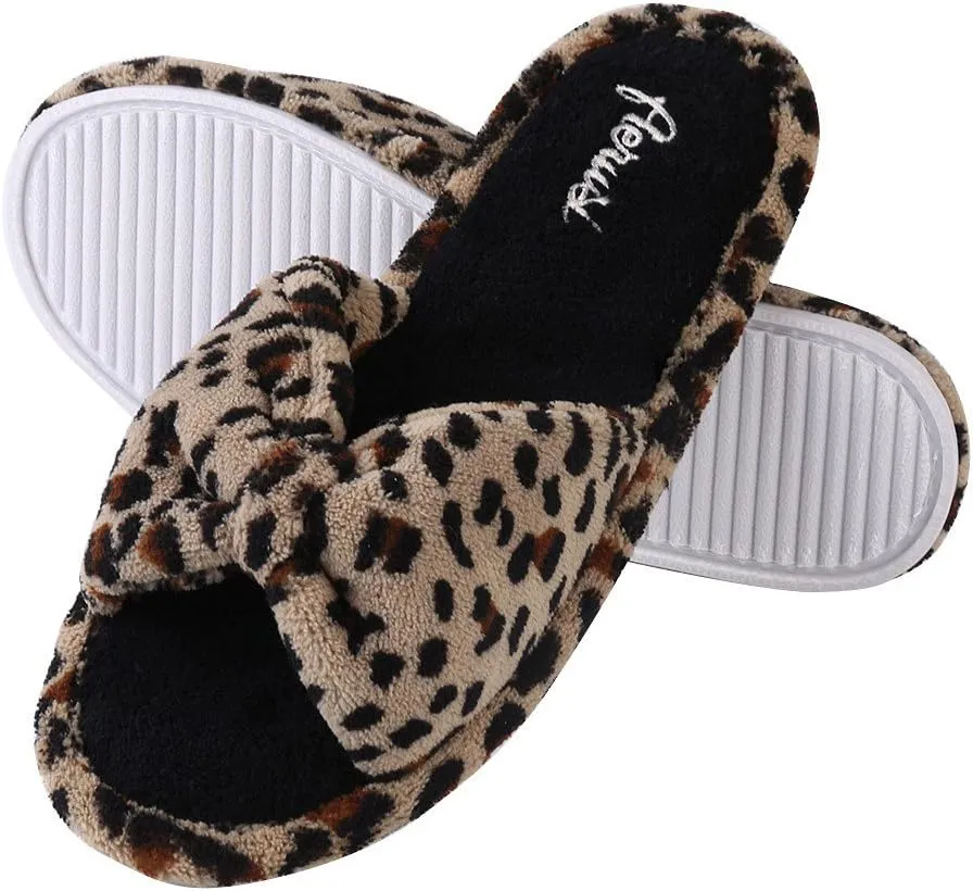 Super Comfy Memory Foam Relaxing Slide Slippers, Slip-on Indoor-Outdoor Spa Sandals with Anti-Skid Soles for Teens, Women