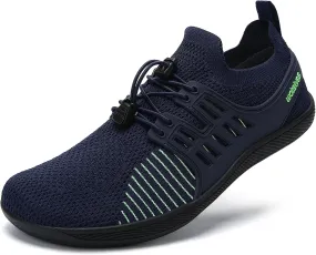 WateLves Wide Water Shoes Womens Mens Barefoot Zero Drop Shoes Beach Walking Sneakers